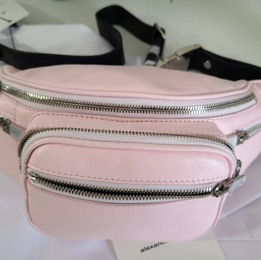 Alexander Wang attica fanny pack in leather pink